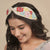 Peony Embellished Knotted Hair Band - Multi