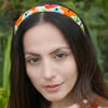 Floral Embroidered Hairband - Multi