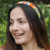 Floral Embroidered Hairband - Multi