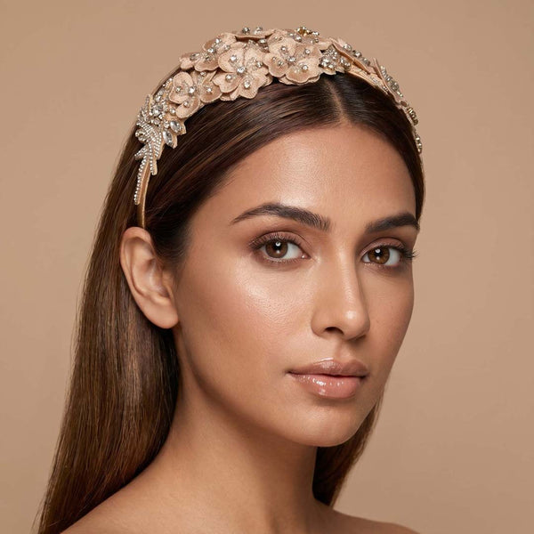 Gold Embellished 3D Headband