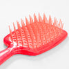 Drama Detangle Hair Brush with Removable Charm Chain & Free Pouch - Coral