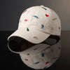 Bonbon Embroidered Baseball Cap - White