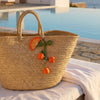 EmbellishedOrange Bag Charm
