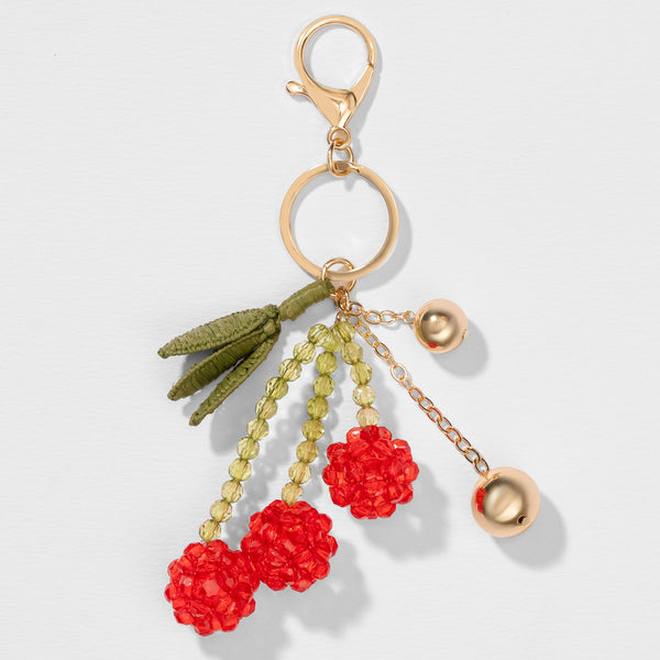 Very Cherry Bag Charm - Red