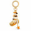 Sunset Shell Beads Bag Charm