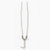 Alphabet U pin - J - Silver
