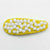 Pebble Pin-Yellow and white