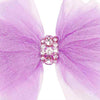 Sparkling Purple Hair Bow Alligator Clip - Set of 2