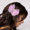 Sparkling Purple Hair Bow Alligator Clip - Set of 2