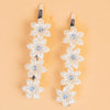 Snowflake Hair Pins - Set of 2 - White & Blue