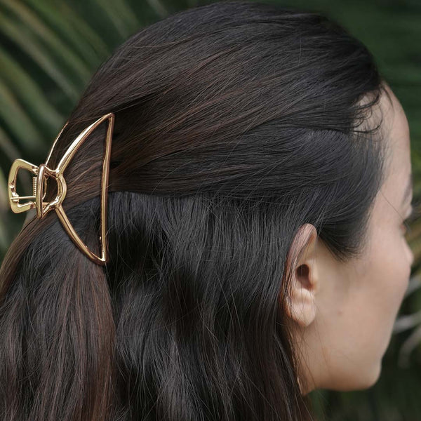 Elara Claw Clip - Gold