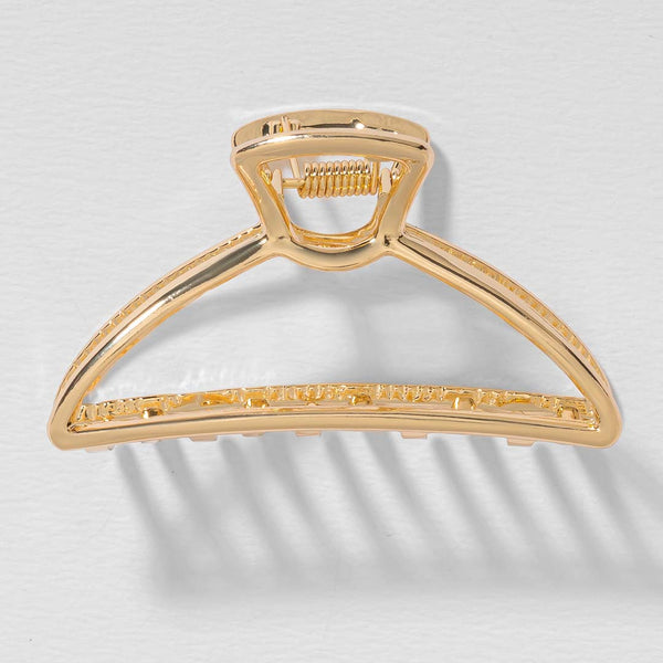 Elara Claw Clip - Gold