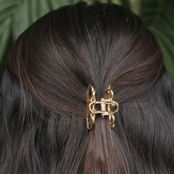 Amara Mini Claw Clips - Set of 2 - Gold