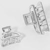 Luna Mini Claw Clips - Set of 2 - Silver