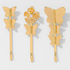 Ivy Hair Pins - Set of 3 - Gold