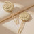 Shella Hair Pins - Set of 2 - Gold