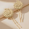 Shella Hair Pins - Set of 2 - Gold