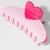 Love Lock Claw Clip - Pink