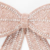Blush Diamond Beaded Hair Bow