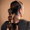 Gold Metal Coin Hair Ties - Set of 2