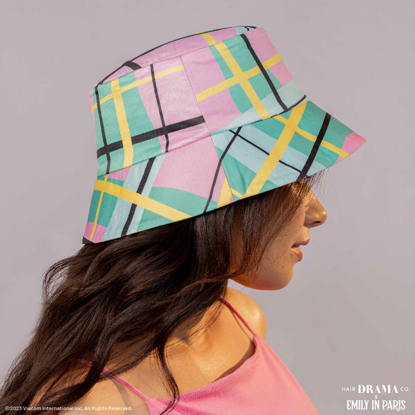 HDC x Emily in Paris French Summer Satin Bucket Hat - Multi