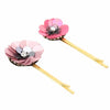 Flower pins Set of 4