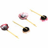 Flower pins Set of 4