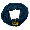 NAVY TURBAN BAND WITH BUG