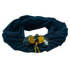 NAVY TURBAN BAND WITH BUG