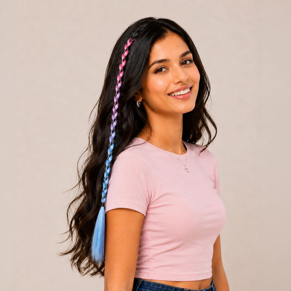 Barbie Gotta Glow! Hair Extensions – Pink Sky