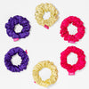Barbie Satin Scrunchies - Set of 6 - Shades of Retro