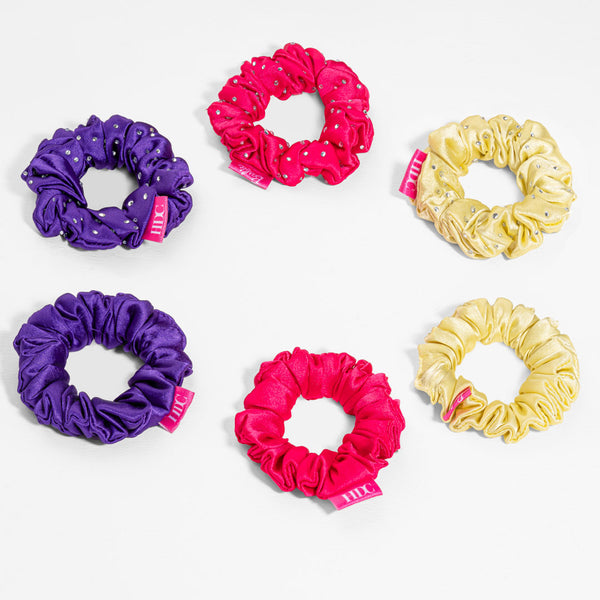 Barbie Satin Scrunchies - Set of 6 - Shades of Retro