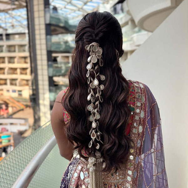 Mirror Parandi with Tassel - Gold