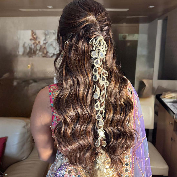 Mirror Parandi with Tassel - Gold