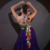 Festive hair parandi with multicolour tassels and ghungroo for traditional wedding hairstyles