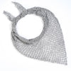Bohemian Crochet Headscarf - Silver - Medium