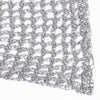 Bohemian Crochet Headscarf - Silver - Medium