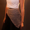 Bohemian Crochet Headscarf - Gold - Medium