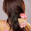 L'amour Satin Scrunchies- Set of 3