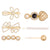 Pearl Hair Pins - Set of 6 - Multi