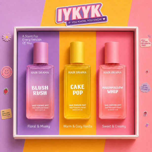 IYKYK Hair Perfume Mist - Set of 3 - Zero Alcohol Formula