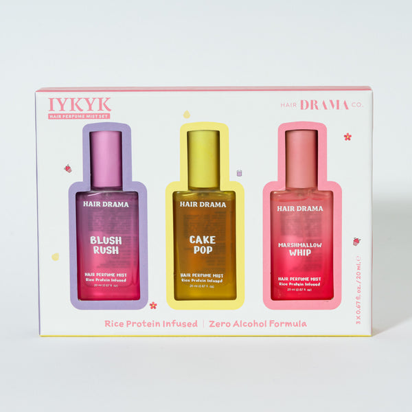 IYKYK Hair Perfume Mist - Set of 3 - Zero Alcohol Formula