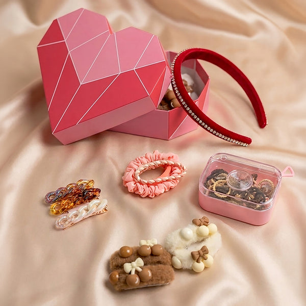 Little Icons Kids Hair Accessory Gift Box - Set of 6