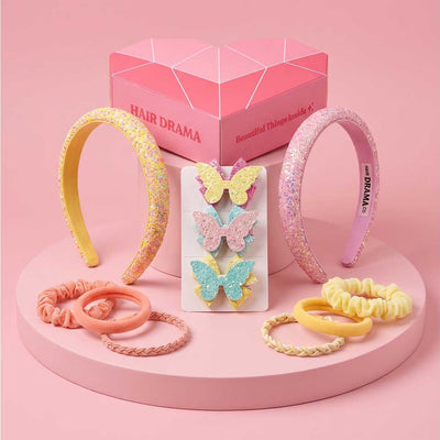 Spring Sparkle Hair Accessory Gift Box - Set of 5