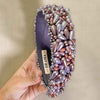 MULTI COLOR PEARL AND DROPS HEADBAND