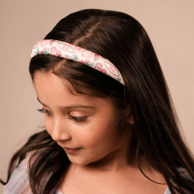 Little girl's Barbiecore hair band – crystal rhinestones, Barbie charm, 2 colour options