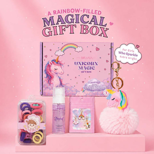 Unicorn Magic Gift Box for Girls - Set of 4