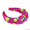 Barbie Satin Ruffle Hair Band - Pink, Blue & Yellow