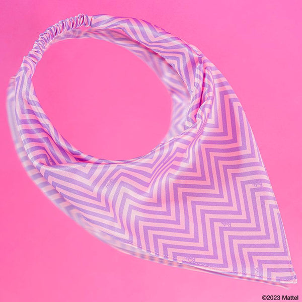 Barbie Chevron Headscarf - Lilac & Pink