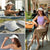 Soft ribbed textured visor with wide brim and breathable comfort - summer sun cap accessory